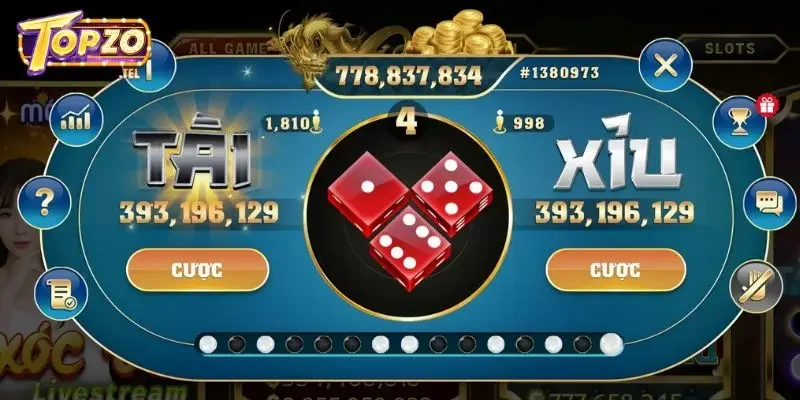 Tài xỉu xanh chín live Các cửa cược trong tài xỉu live